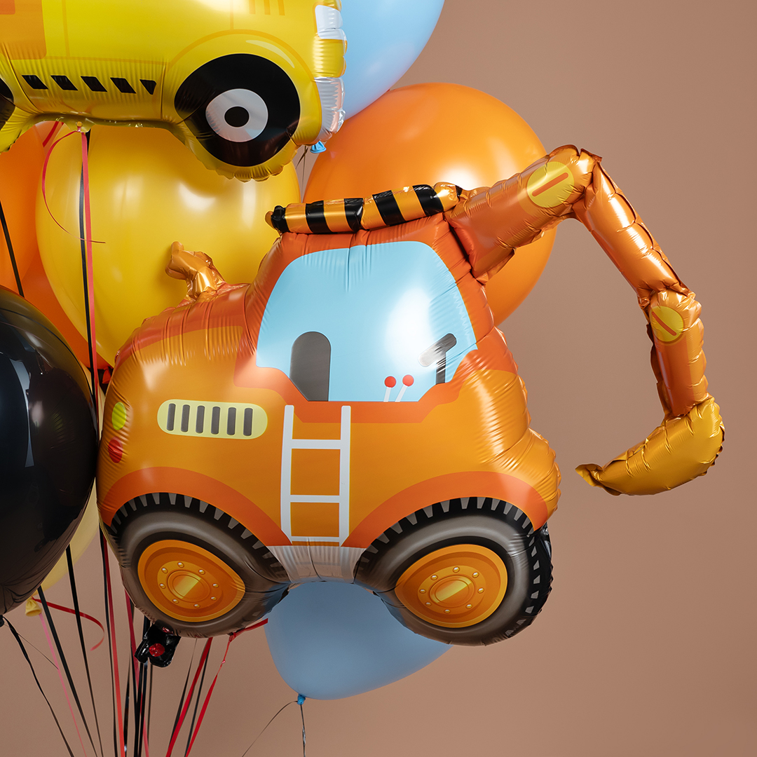 Шар (33''/84 см) Фигура, Экскаватор, 1 шт. в уп.