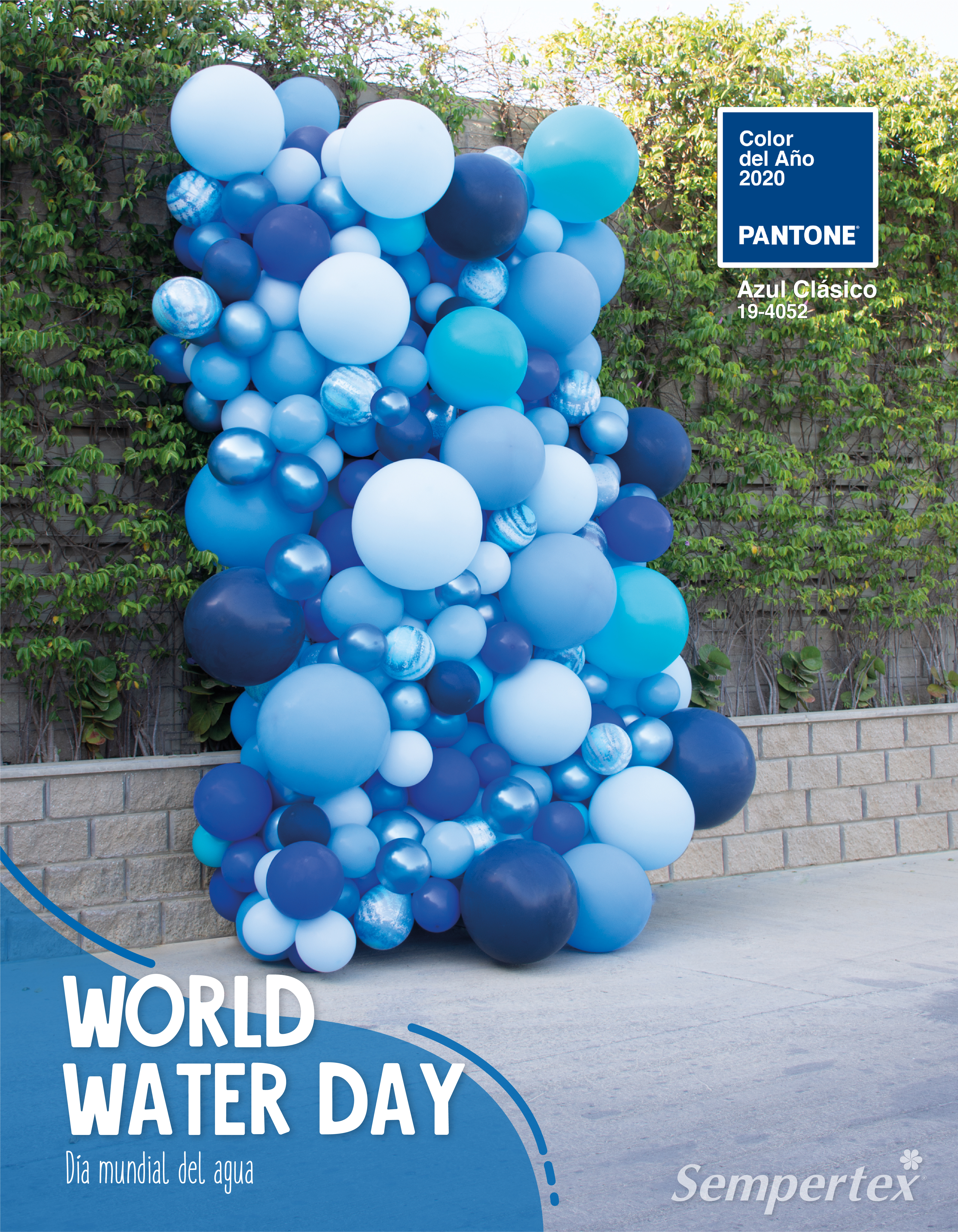 Шар (10''/25 см), Голубой (040), пастель, 100 шт.