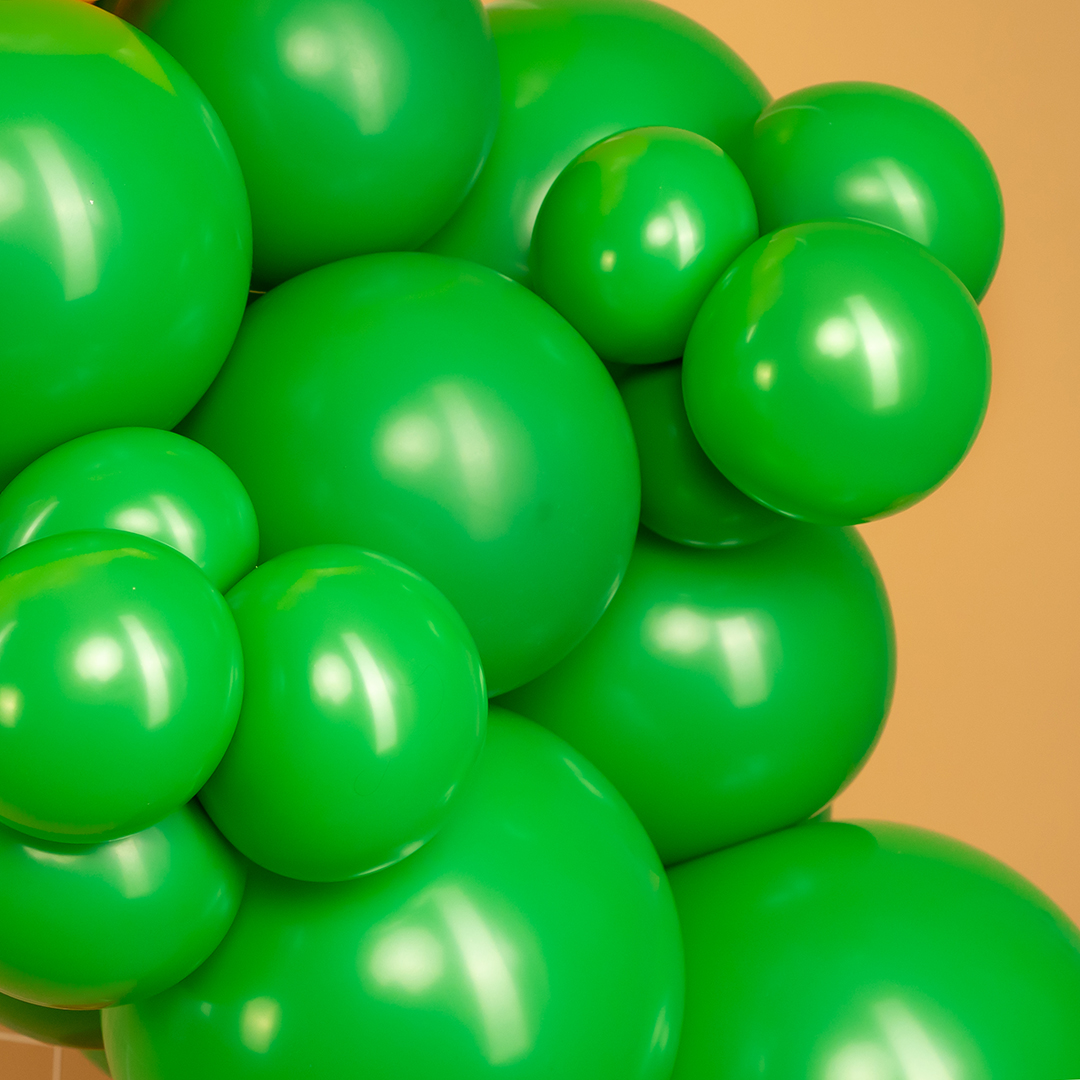 Шар (12''/30 см), Зеленый клевер (029), пастель, 12 шт.