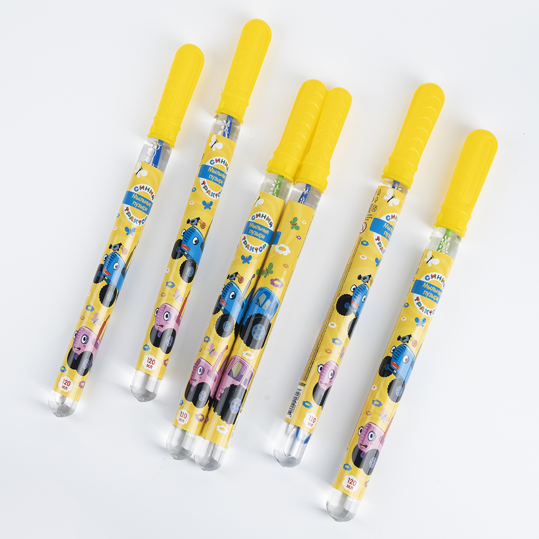 Мыльные пузыри Меч, Синий трактор, 120 мл. 24 шт.