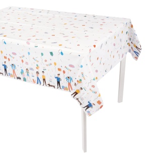 Скатерть одноразовая, Маленькие истории, 120*180 см, 1 шт.