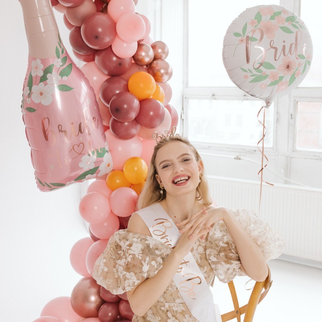 Шар (18''/46 см) Круг, Bride, 1 шт.