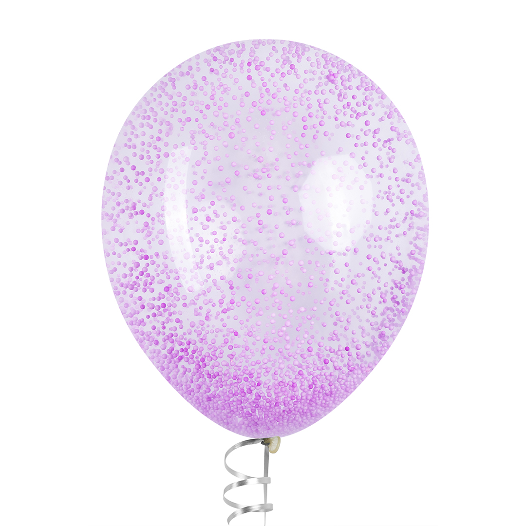 Шарики пенопласт, Сиреневый, 2-4 мм, 10 гр.