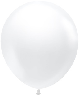 Шар (18''/46 см), Белый (005), пастель, 25 шт.