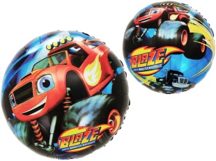 Шар (18''/46 см) Круг, Джип, Большие гонки, 1 шт. в уп.