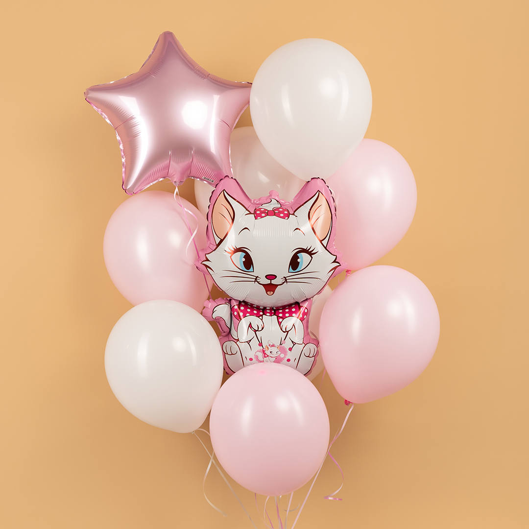 Шар (27''/69 см) Фигура, Кошечка Мари, 1 шт. в уп.