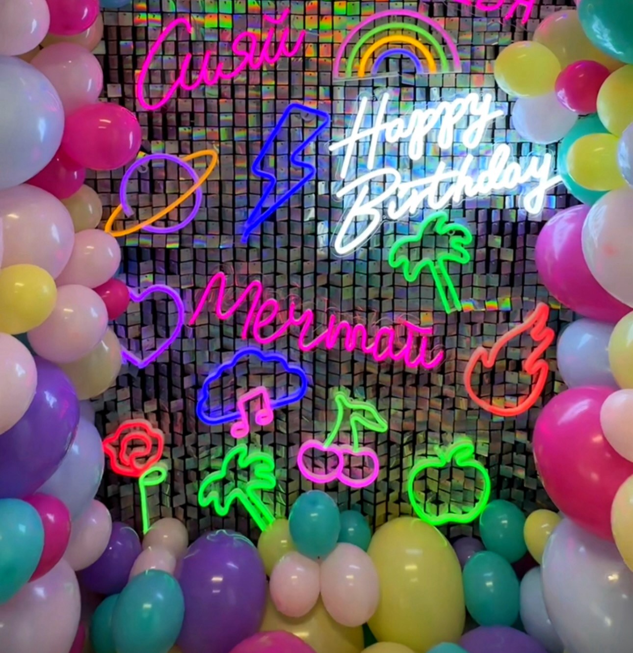 Световая фигура Яблоко, 19,6*20,8 см. Зеленый, 1 шт.