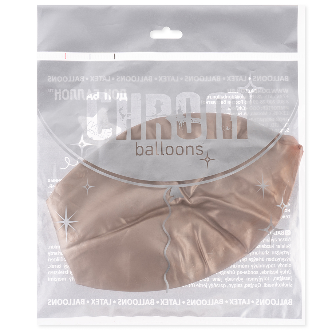 Шар (36''/91 см), Шампань, хром, 1 шт.