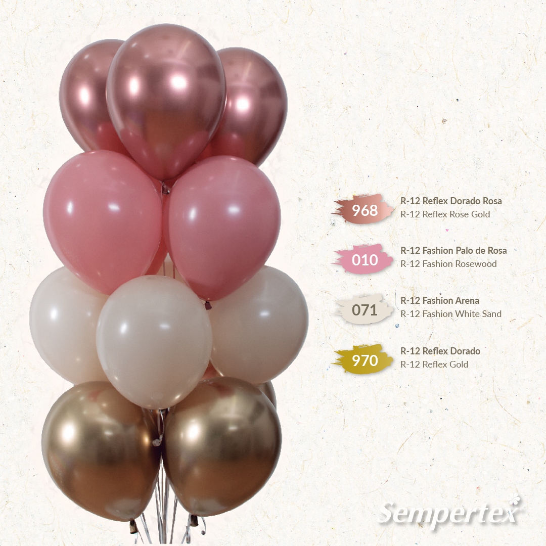 Шар (12''/30 см), Розовое дерево (010), пастель, 50 шт.