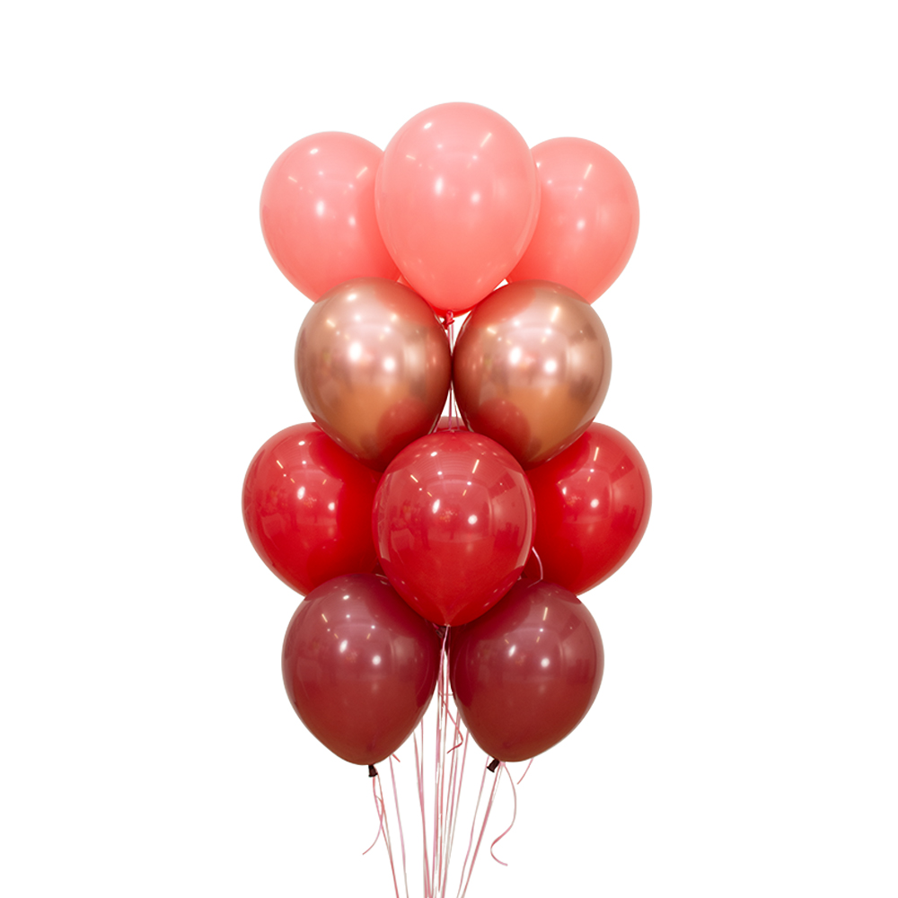Шар (12''/30 см), Королевский красный (016), пастель, 12 шт.