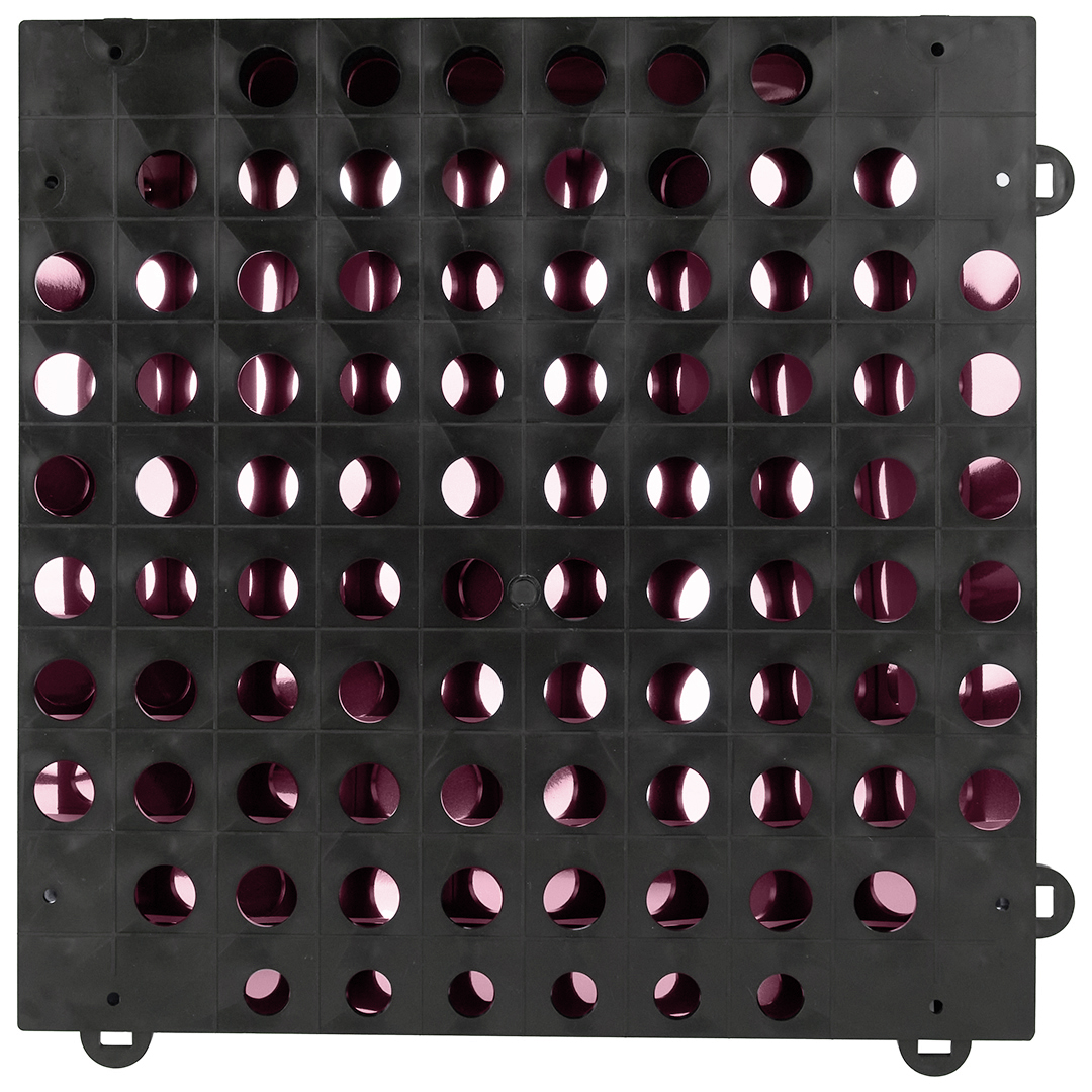 Декоративная панель Пайетки, 30*30 см. Розовый, Металлик, 1 шт.