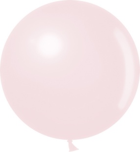 Шар (24''/61 см), Светло-розовый, макарунс, 3 шт.