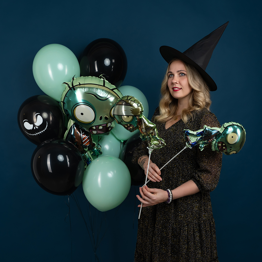 Шар (36''/91 см) Фигура, Зомби, 1 шт. в уп.