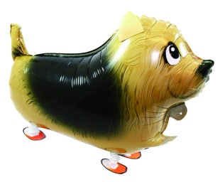 Шар 3D (24''/61 см) Ходячая Фигура, Фокстерьер, 1 шт. в уп.