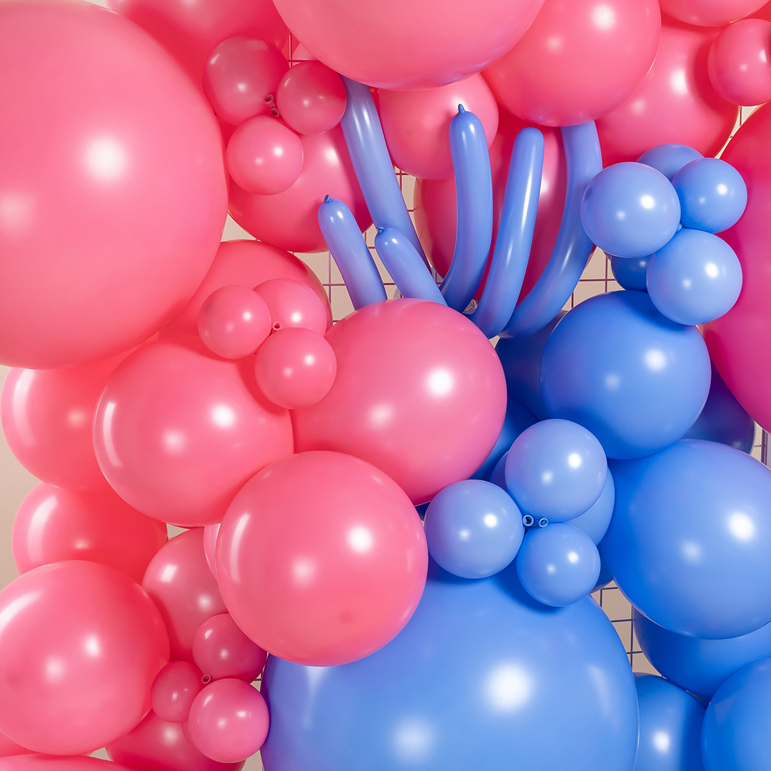 Шар (36''/91 см), Розовая роза (011), пастель, 2 шт.