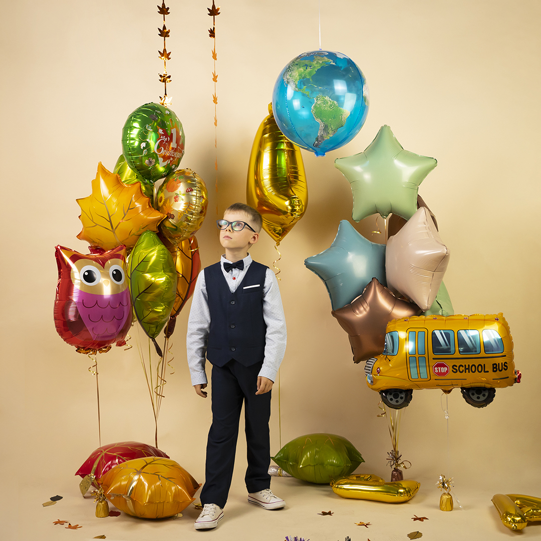 Шар 3D (22''/56 см) Сфера, Планета Земля, Глобус, 1 шт.