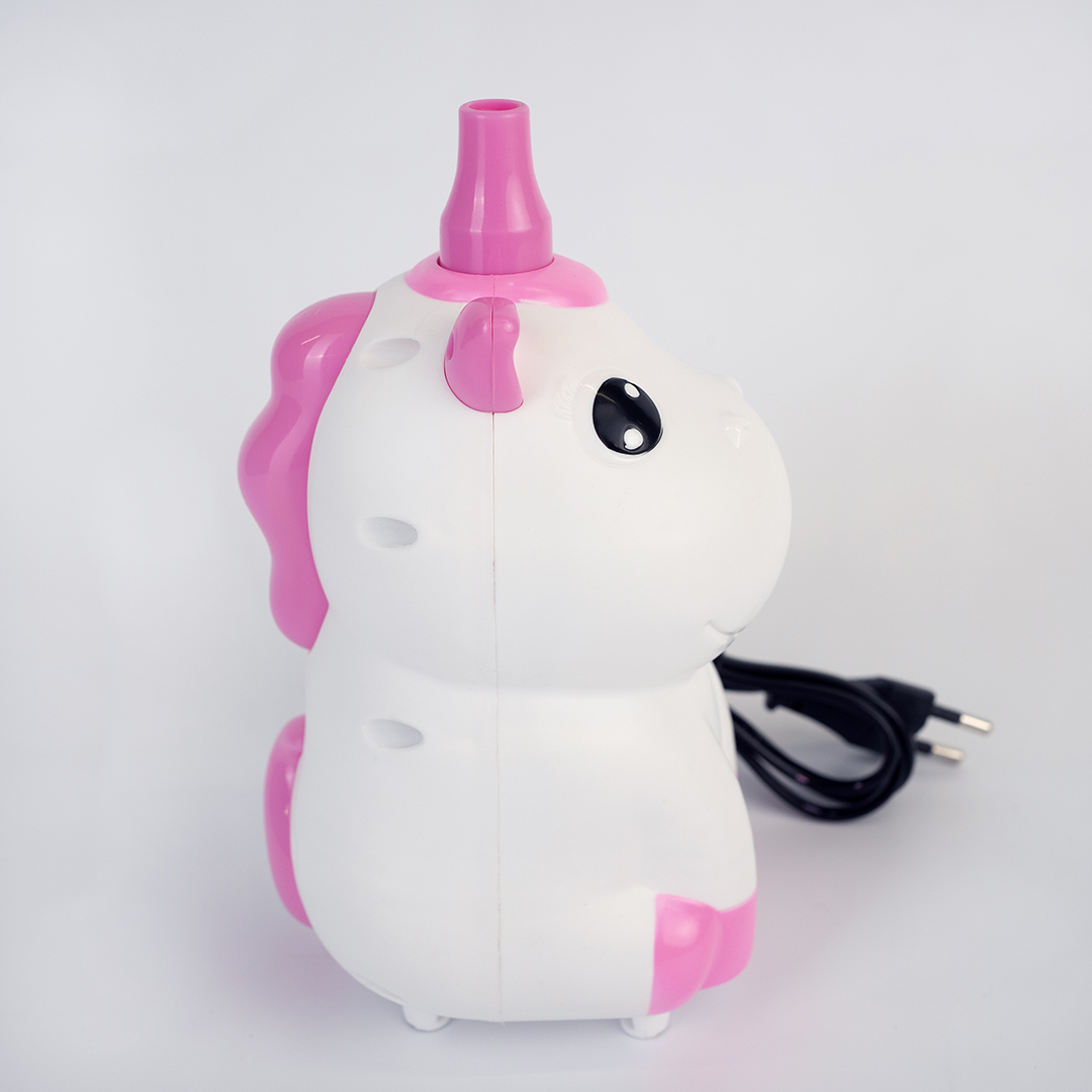 Компрессор, Единорог, Белый/Розовый, 300 ватт, 1 шт.