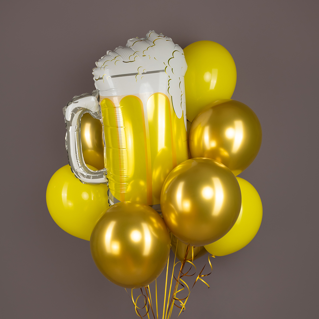 Шар (29''/74 см) Фигура, Пиво в кружке, 1 шт.