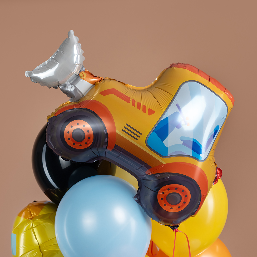 Шар (29''/74 см) Фигура, Трактор, 1 шт. в уп.
