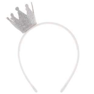 Ободок, Корона для принцессы, Серебро, 1 шт. 