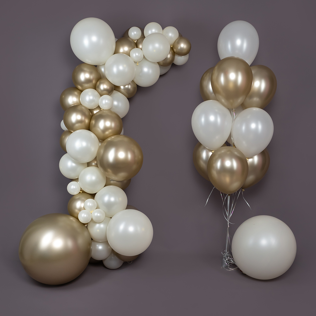 Шар (18''/46 см), Золотой Песок (870), шелк, 6 шт.