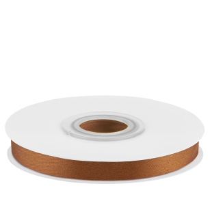 Лента атласная (0,7 см*22,85 м) Карамельный, 1 шт.