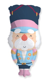 Шар (13''/33 см) Мини-фигура, Щелкунчик, 1 шт.