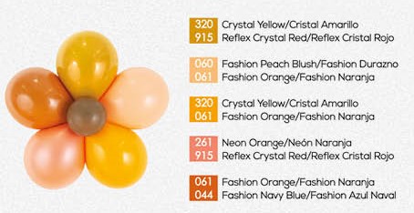 Шар (10''/25 см), Оранжевый (061), пастель, 100 шт.