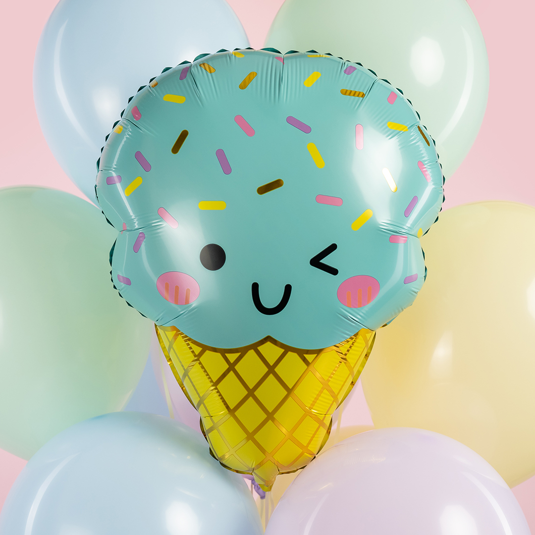 Шар (23''/58 см) Фигура, Мятное мороженое, 1 шт.