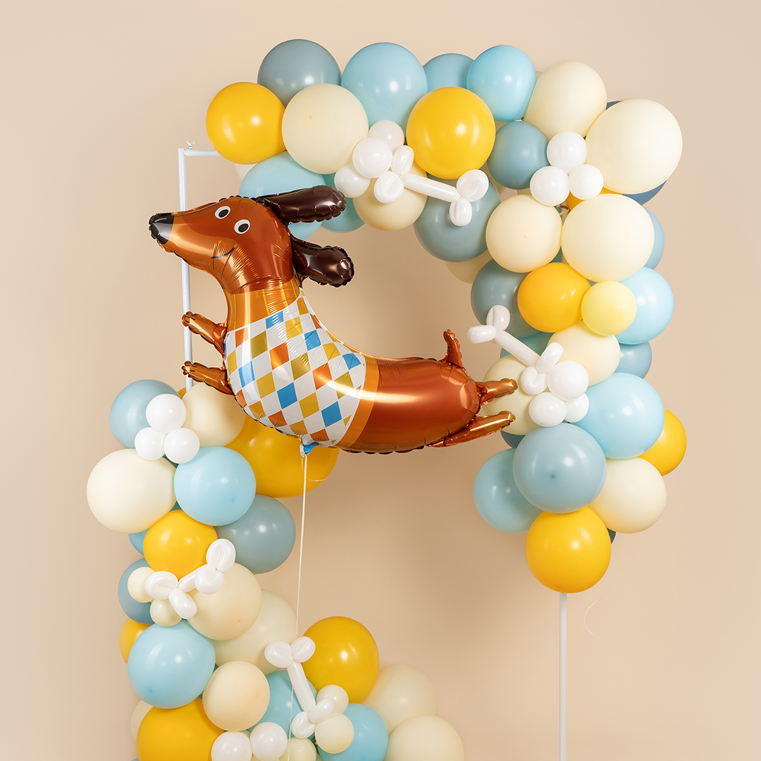 Шар (42''/107 см) Фигура, Таксик в свитере, 1 шт.