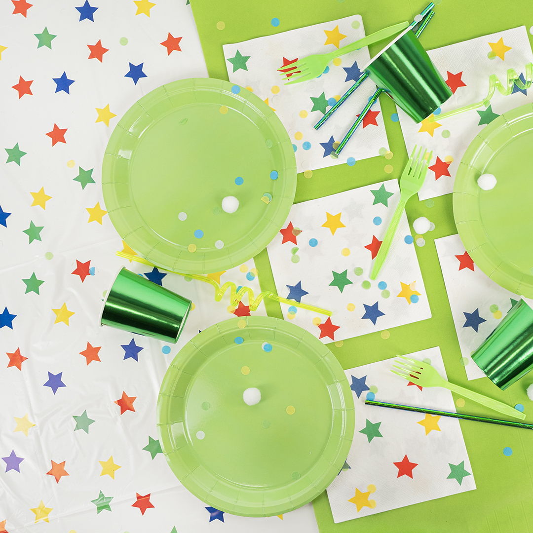 Скатерть одноразовая, Звездочки, 120*180 см, 1 шт.