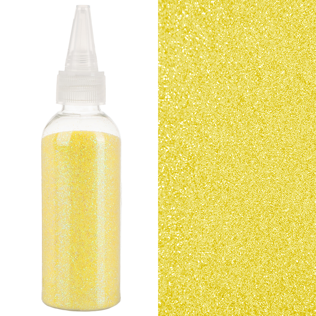 Глиттер Желтый, 80 г.