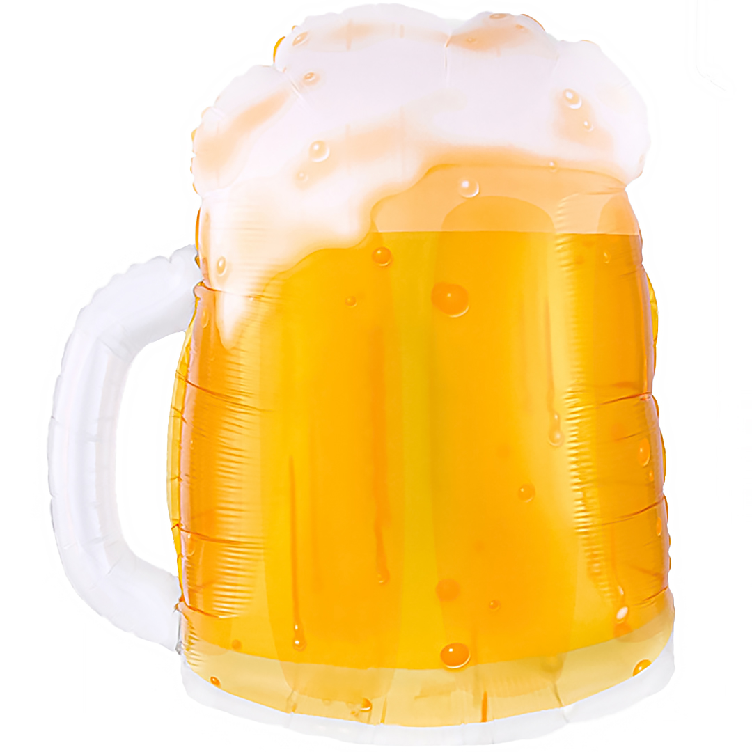 Шар (29''/74 см) Фигура, Кружка пива, 1 шт. в уп.