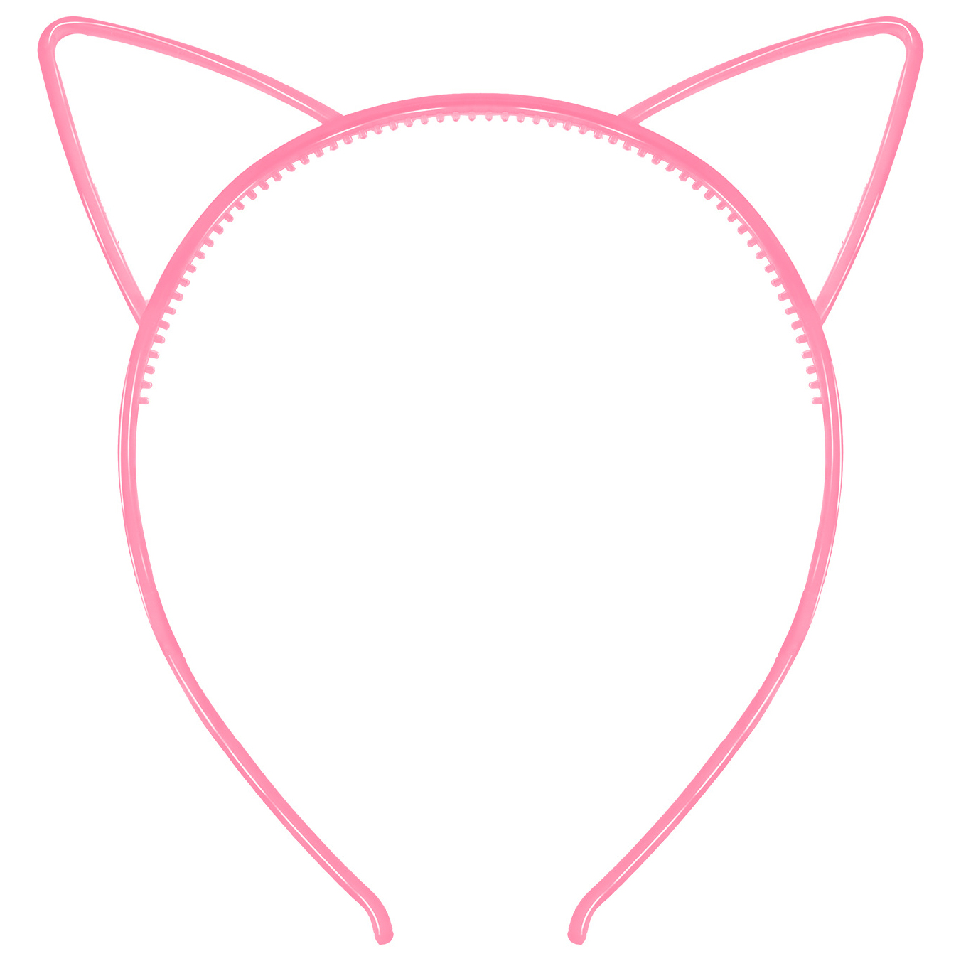 Ободок, Кошачьи ушки, Розовый, 1 шт. 