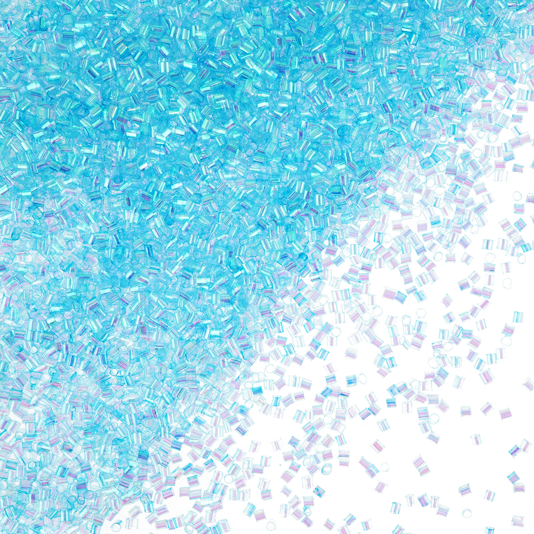 Конфетти фольга Цилиндр, Голубой, Перламутр, 0,2 см, 20 г.