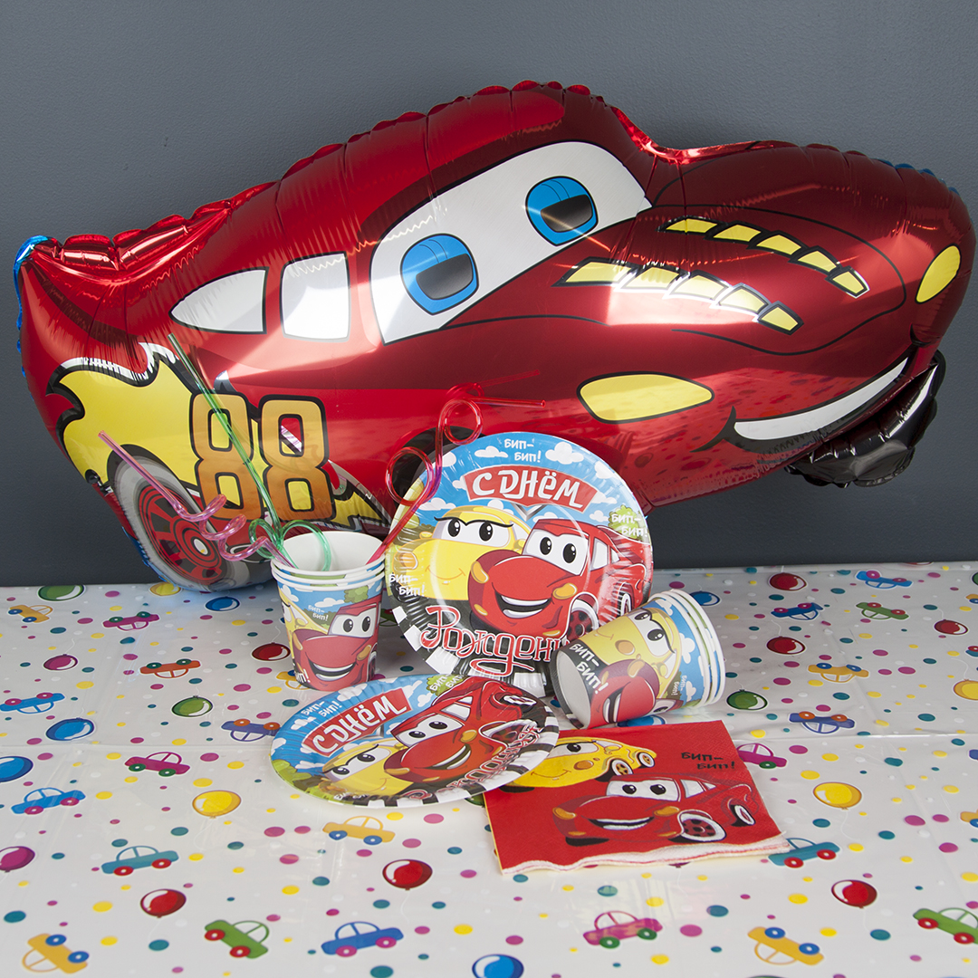 Сервировочные салфетки, Веселые машинки, 33*33 см, 20 шт.