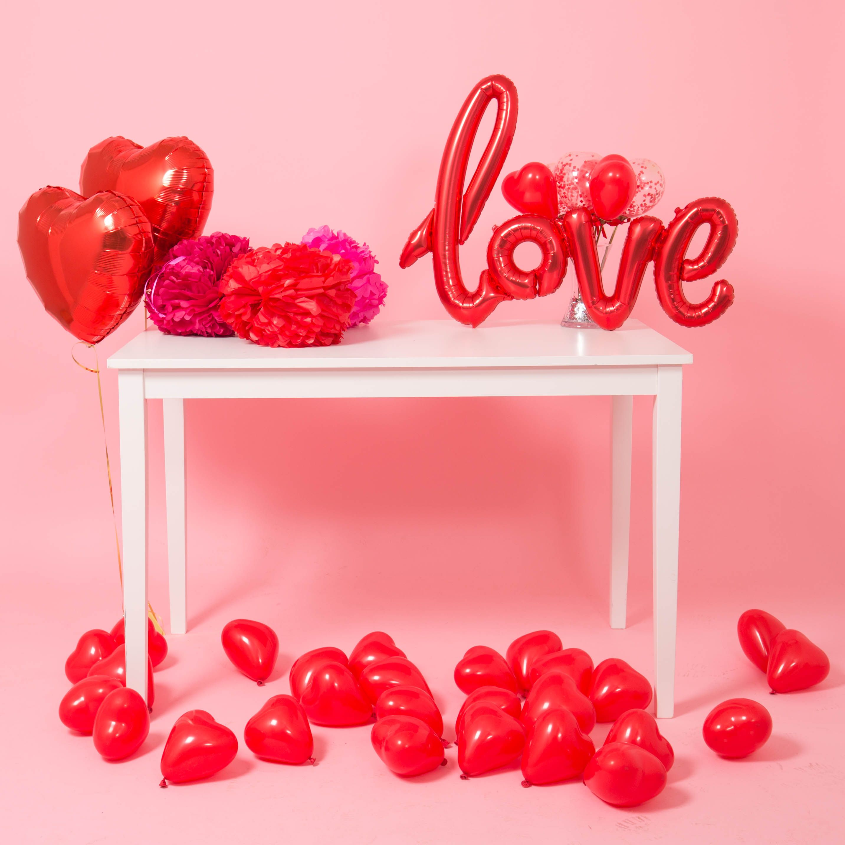 Шар (18''/46 см) Сердце, Красный, 1 шт.