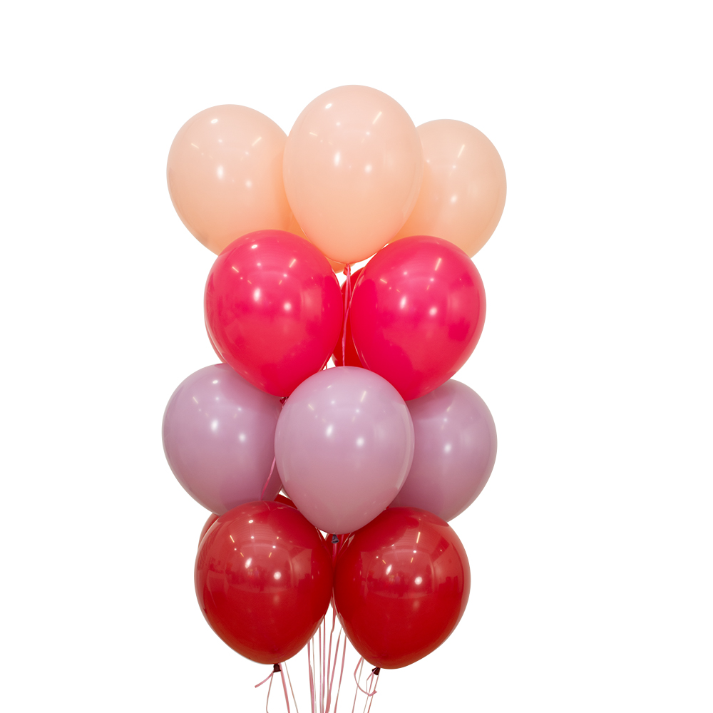 Шар (12''/30 см), Королевский красный (016), пастель, 12 шт.
