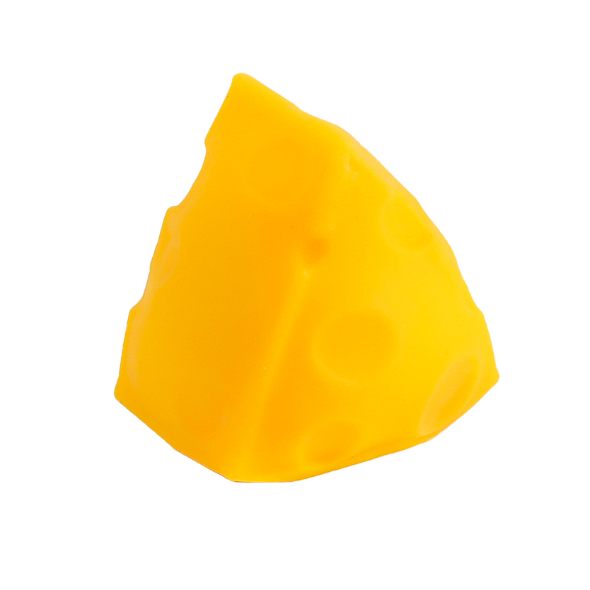 Игрушка - сквиш, Сыр, Желтый, 6*6 см, 1 шт. 