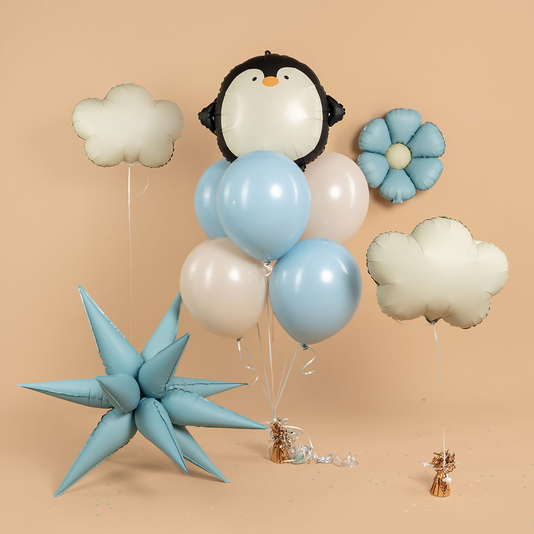 Шар (23''/58 см) Фигура, Пингвин, Сатин, 1 шт. в уп.