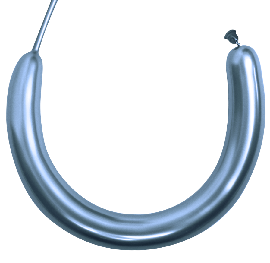 Шар (2''/5 см) ШДМ, Голубой (504), хром, 50 шт.