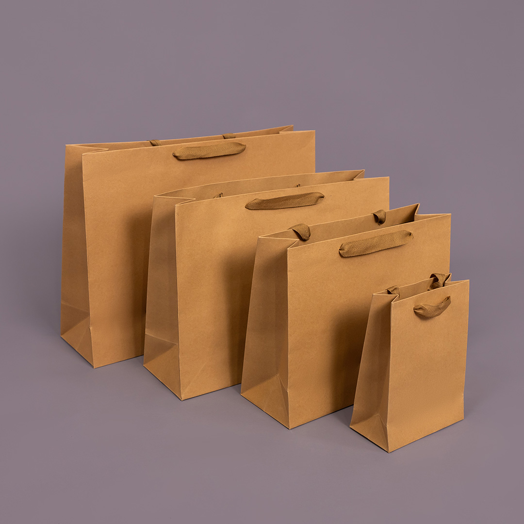 Пакет подарочный, Крафт 260гр, Люкс, 33*45*13 см, 1 шт.