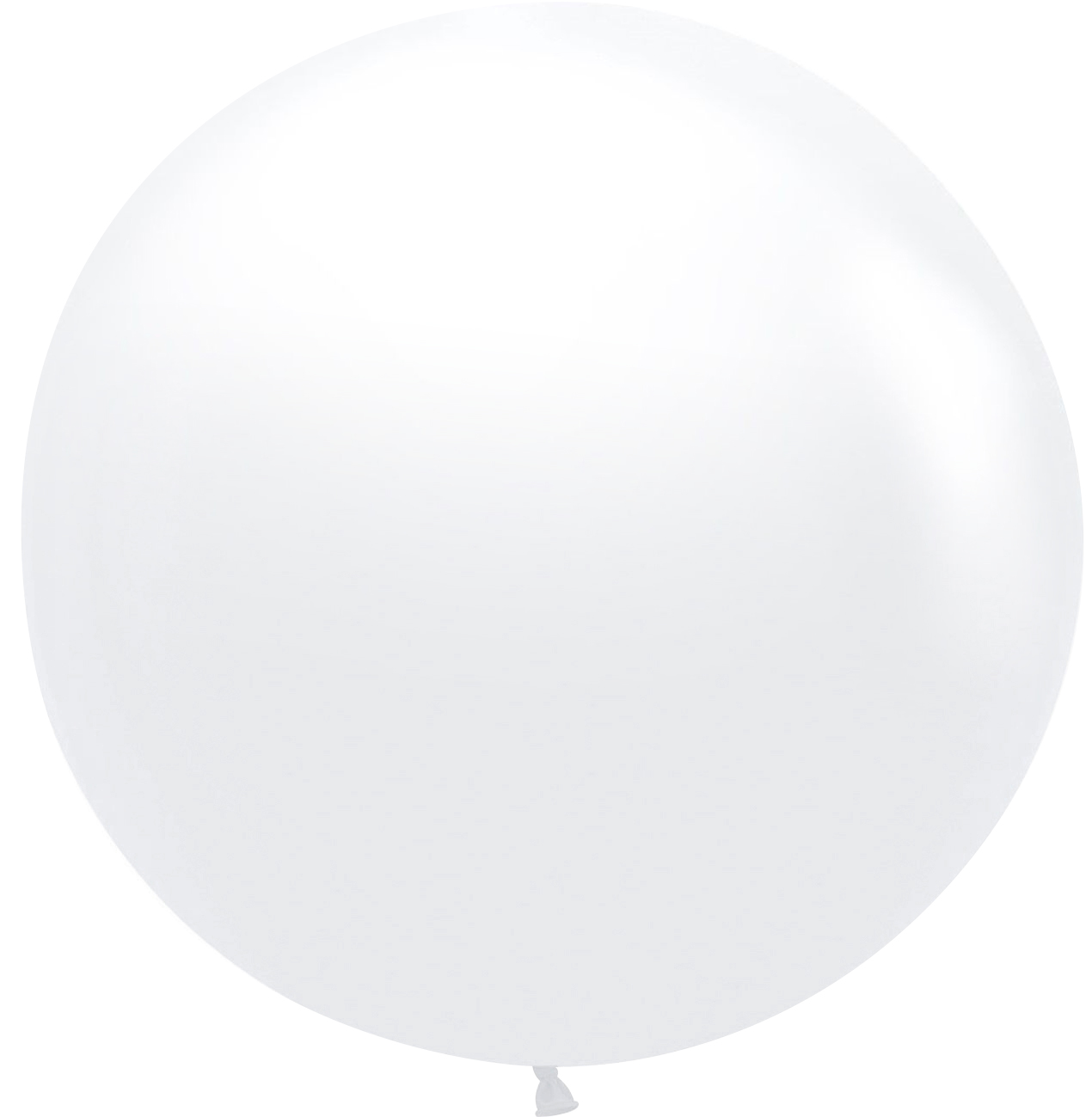 Шар (36''/91 см), Белый (005), пастель, 10 шт.