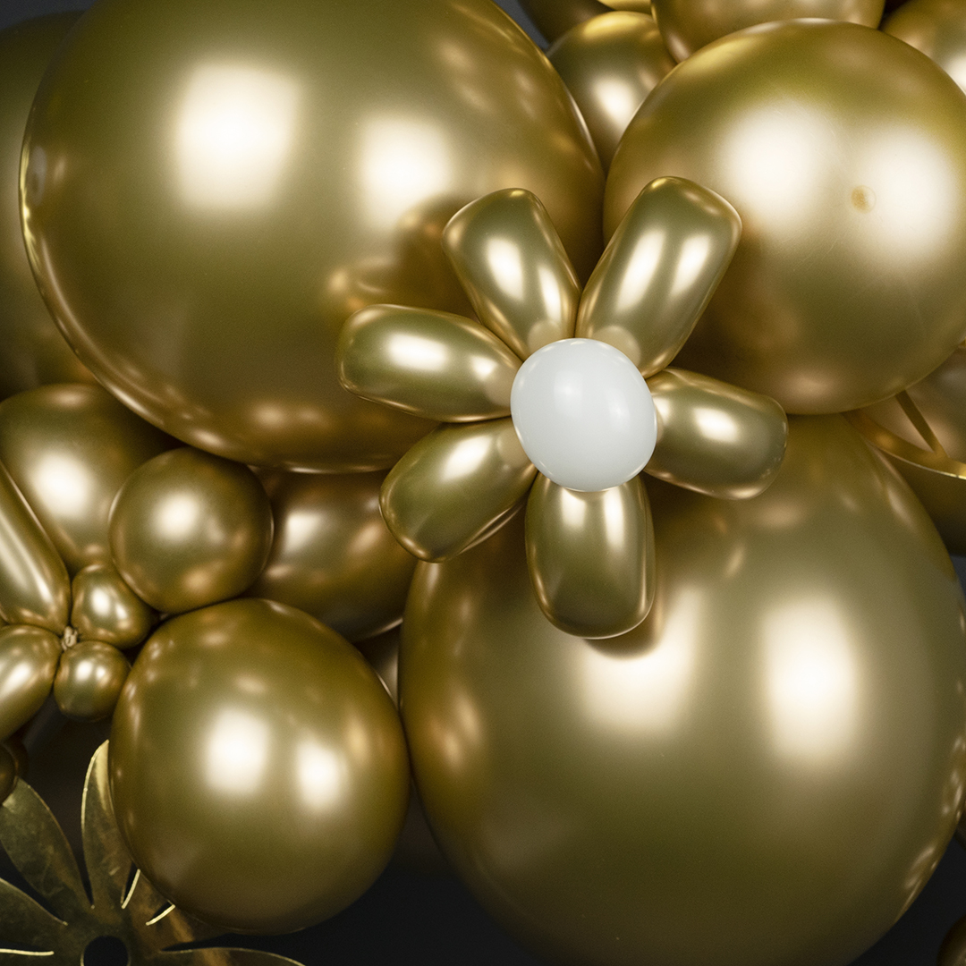 Шар (2''/5 см) ШДМ, Золото, хром, 50 шт.