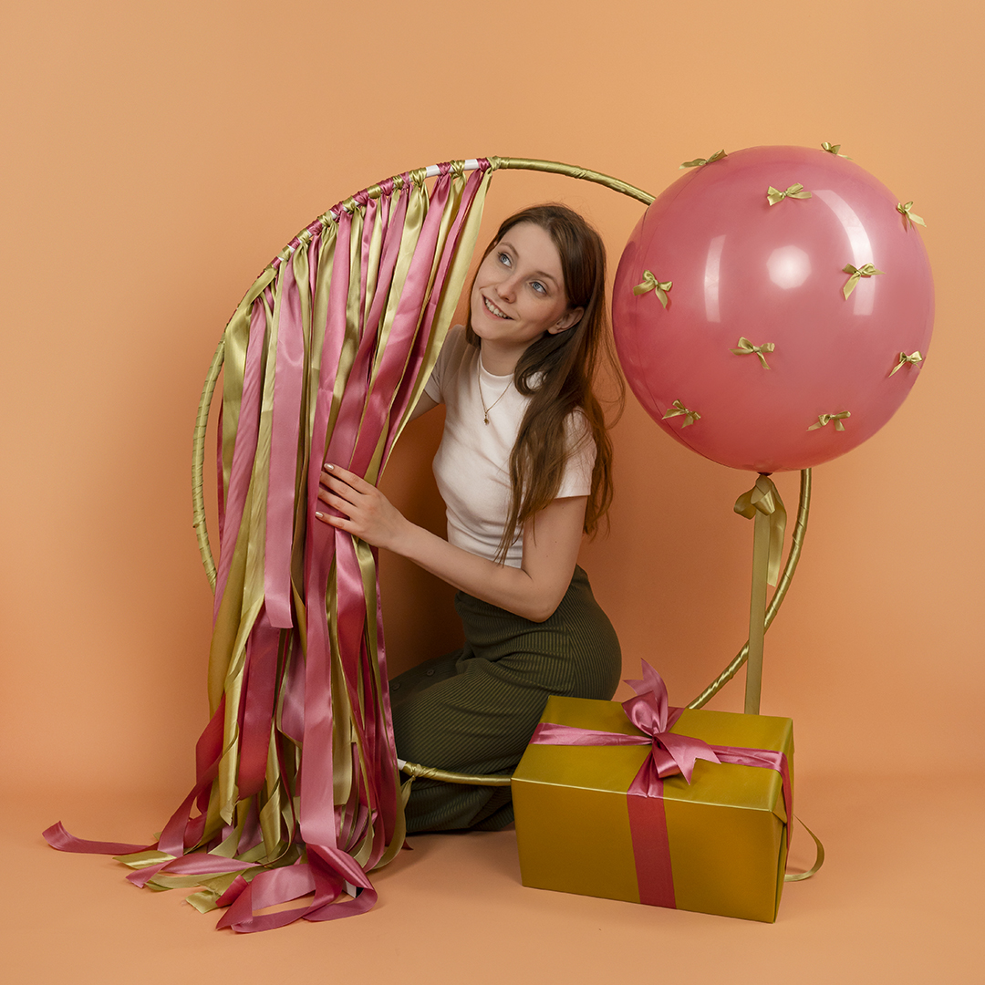 Лента атласная (2,5 см*22,85 м) Авокадо, 1 шт.