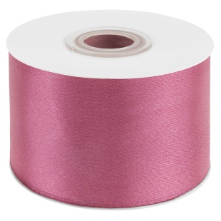 Лента атласная (5 см*22,85 м) Дымчатая роза, 1 шт.