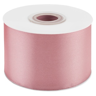 Лента атласная (5 см*22,85 м) Розовое Золото, 1 шт.