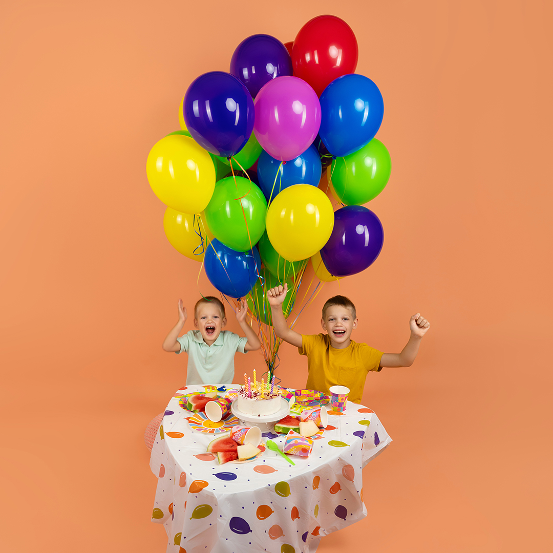 Скатерть одноразовая, Шарики, 120*180 см, 1 шт.