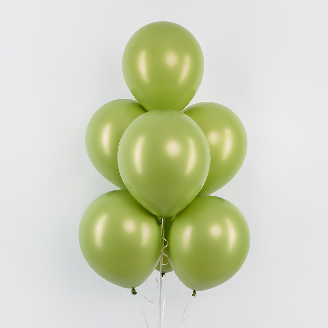 Шар (12''/30 см), Оливковый, пастель ретро, 100 шт.