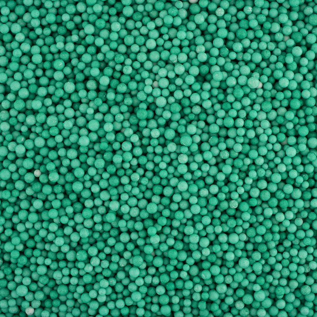 Шарики пенопласт, Зеленый, 2-4 мм, 10 гр.